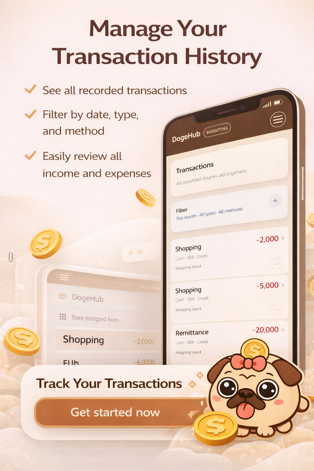 DogeHub Budgeting preview 4